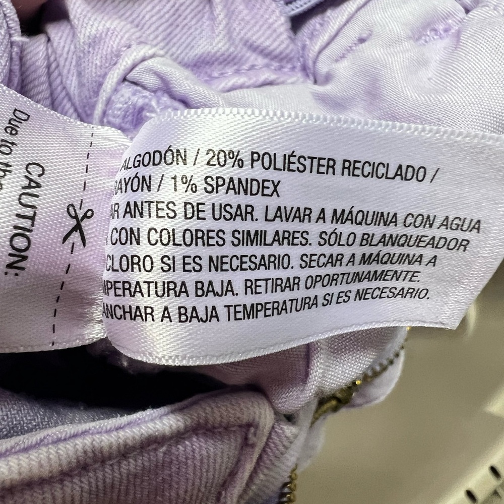 Purple adjustable waist jeans - Picture 3 of 10